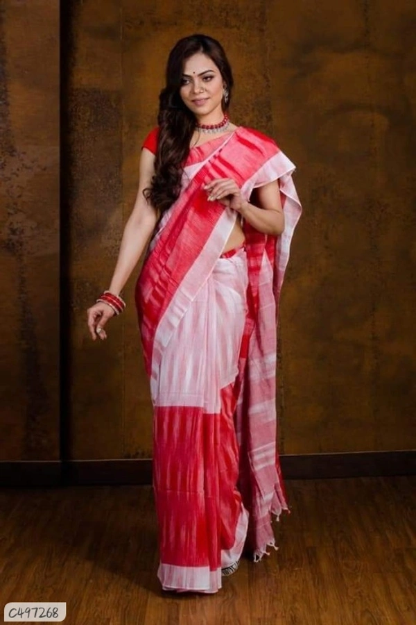 Siddhi Weaves Faishon Zari Woven Banarasi Silk Saree  - Free Size