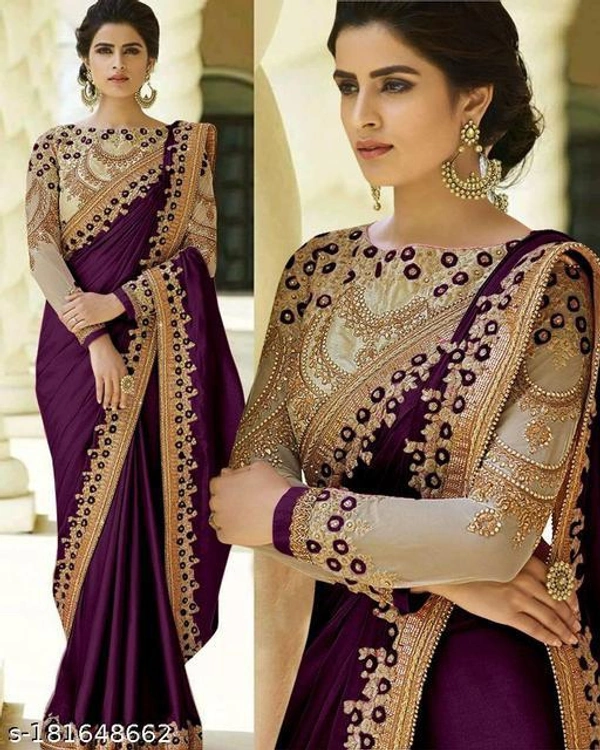Siddhi Weaves Faishon Zari Woven Banarasi Silk Saree  - Free Size