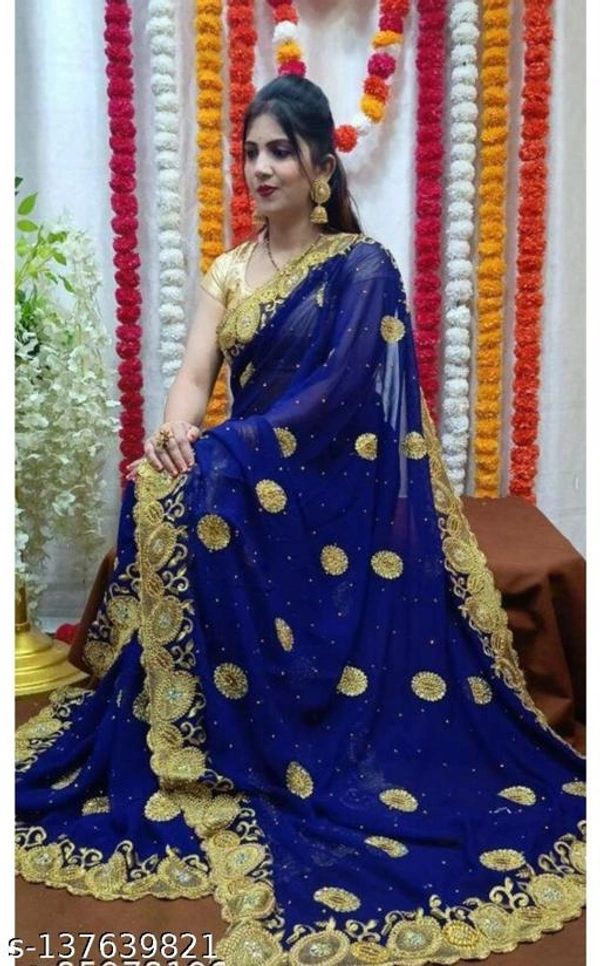 Siddhi Weaves Faishon Zari Woven Banarasi Silk Saree  - Free Size