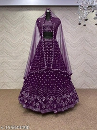 Women Beautiful Designer Lehenga For Wedding - Semi Stitched
