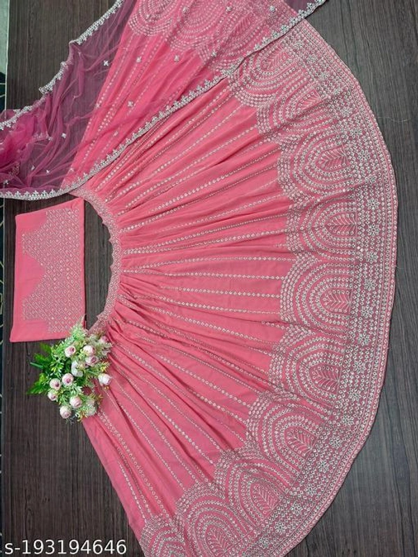 Women Beautiful Designer Lehenga For Wedding - Free Size