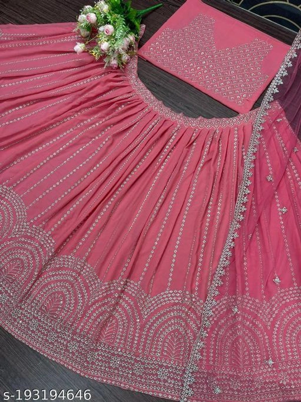 Women Beautiful Designer Lehenga For Wedding - Free Size