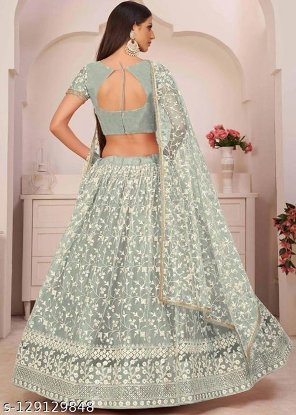 Women Beautiful Designer Lehenga For Wedding - Semi Stitched