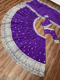 Women Beautiful Designer Lehenga For Wedding - Un Stritched