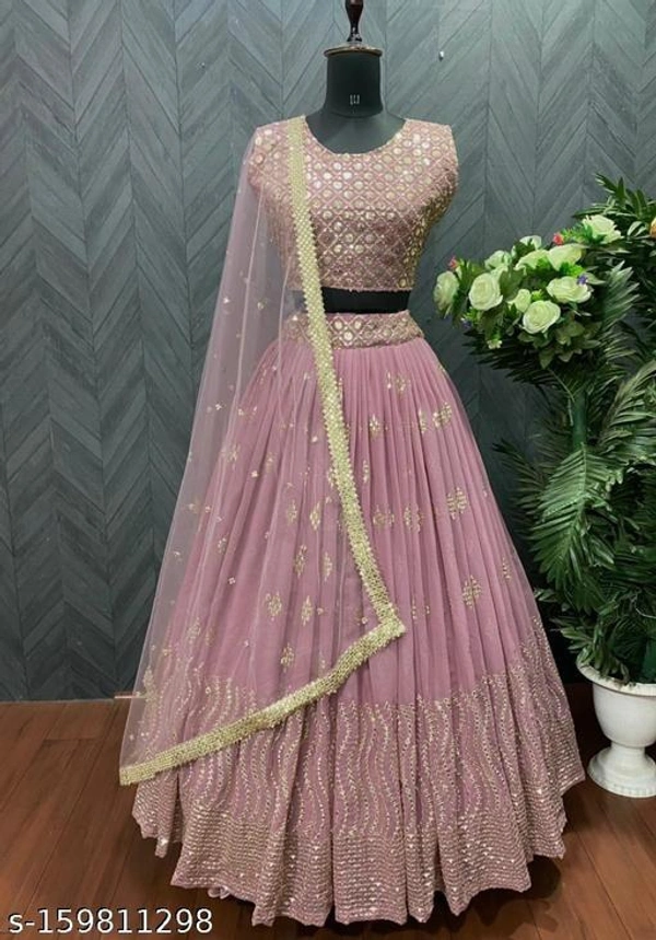 Designer Embroidery Lehenga Choli - Free Size