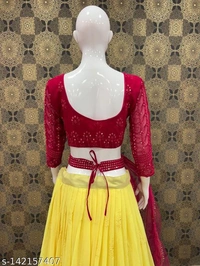 Women Beautiful Designer Lehenga For Wedding - Free Size