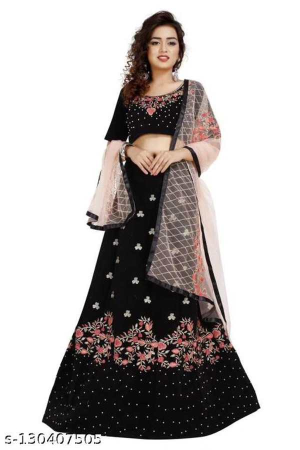 New Embroidery Lehenga - Free Size