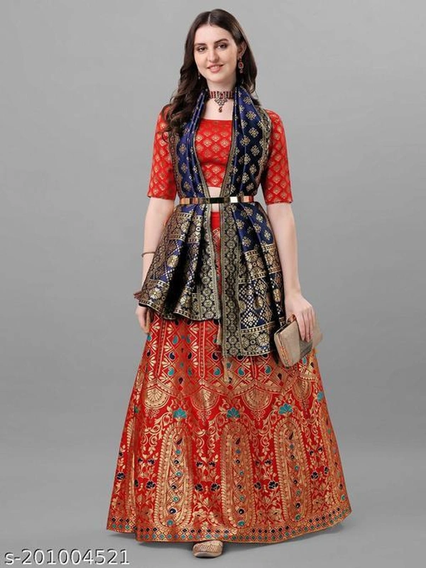 Exclusive Fancy Lehenga Cleection - Semi-stitched