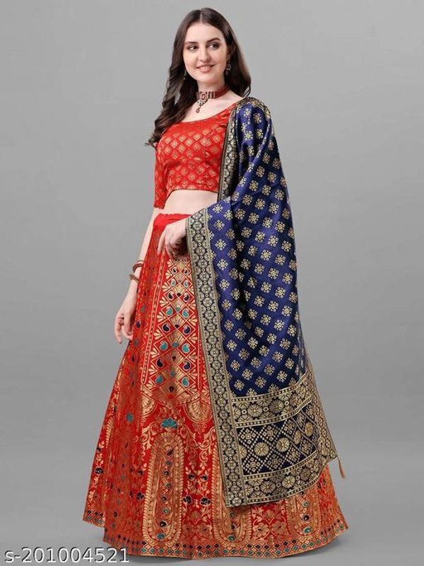 Exclusive Fancy Lehenga Cleection - Semi-stitched