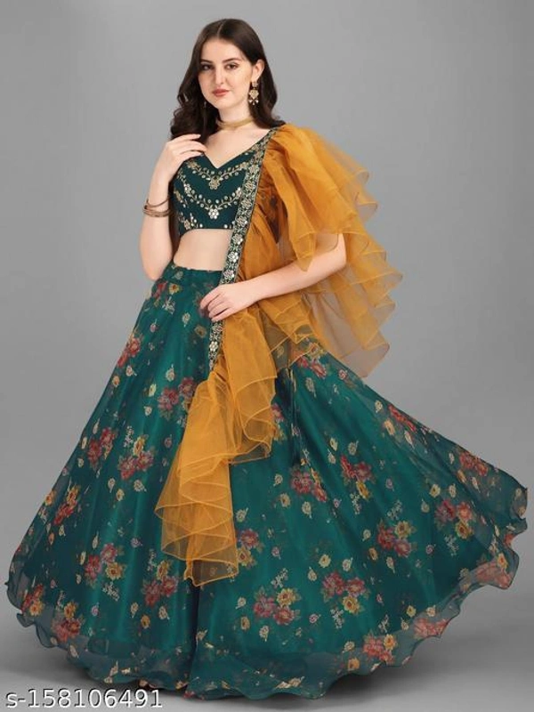 Women Beautiful Designer Lehenga For Wedding - Free Size