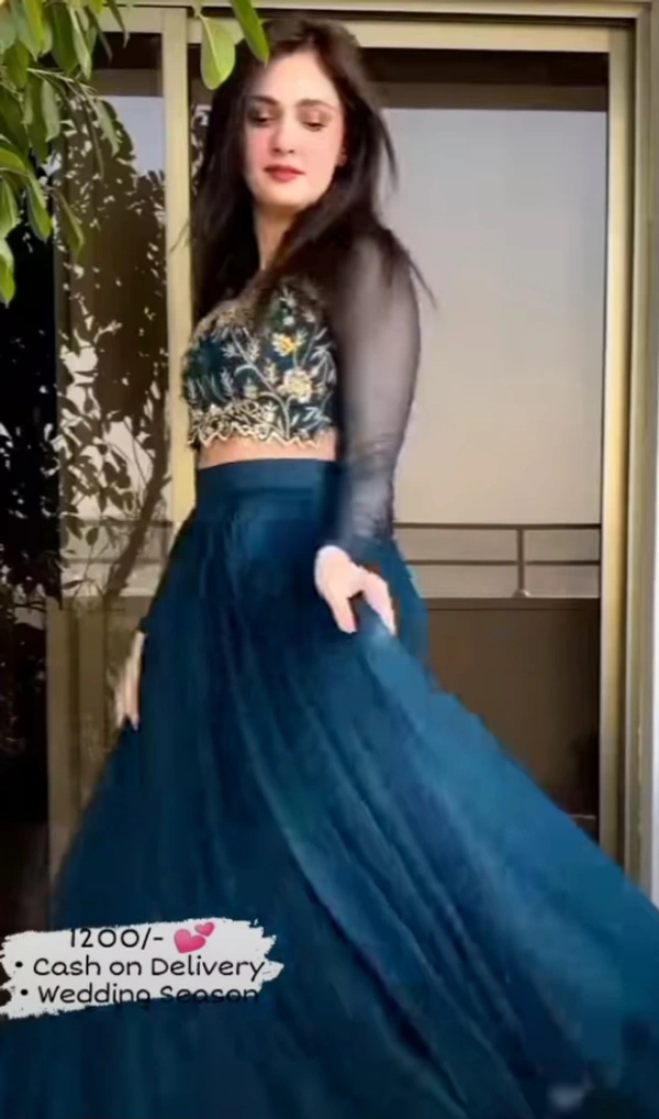 Best Beautiful Designer Lehenga  - Semi Stitched