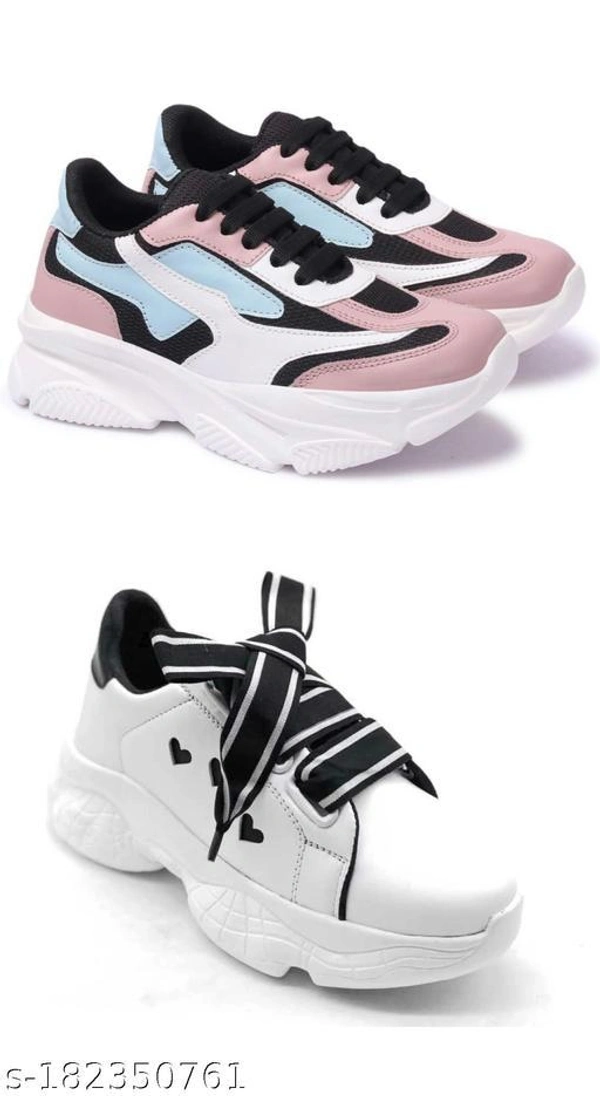 Classiey Women's Running And Wedding Shoes Two In One  - 8