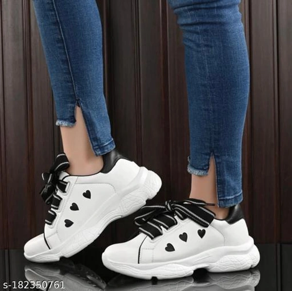 Classiey Women's Running And Wedding Shoes Two In One  - 8