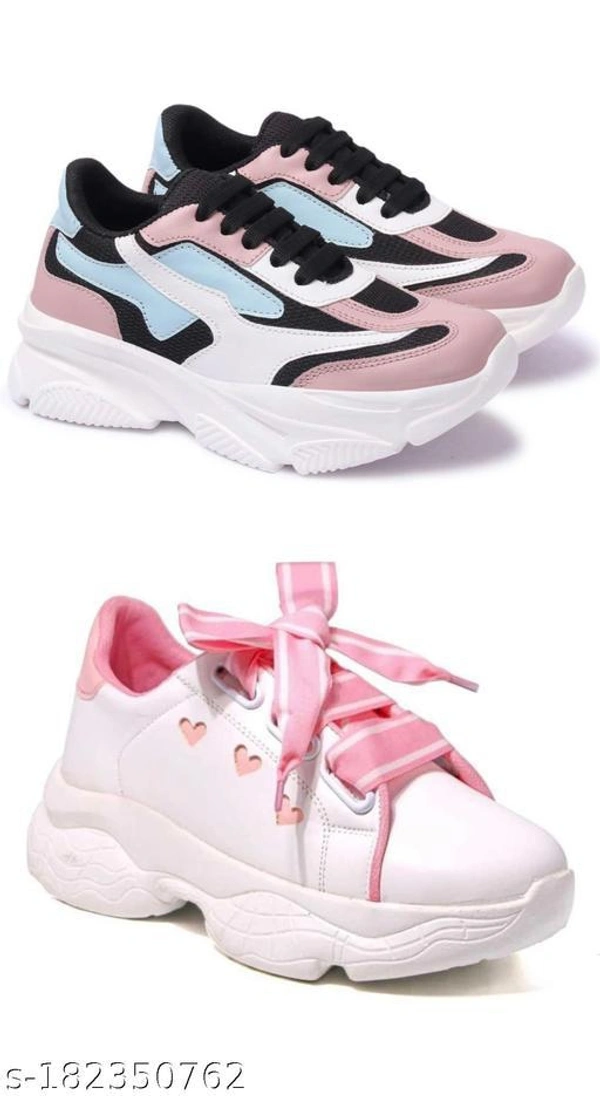 Classiey Women's Running And Wedding Shoes Two In One  - 6