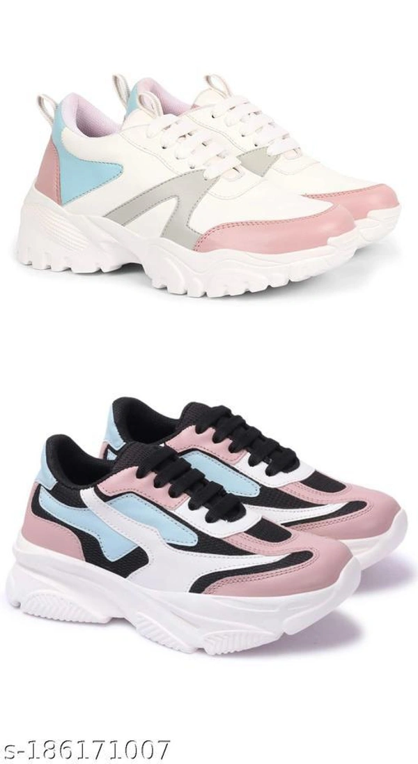 Classiey Women's Running And Wedding Shoes Two In One  - 5