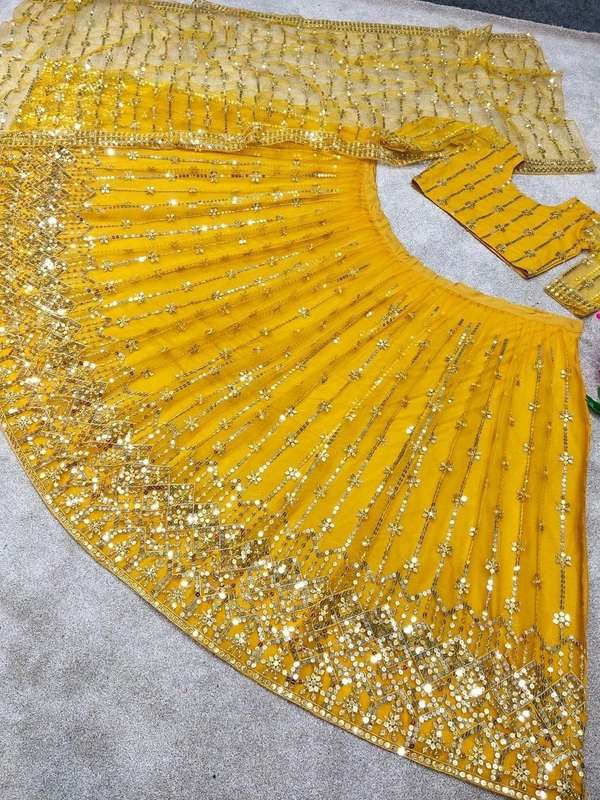 New Wedding Season Lehenga - Semi Stitched