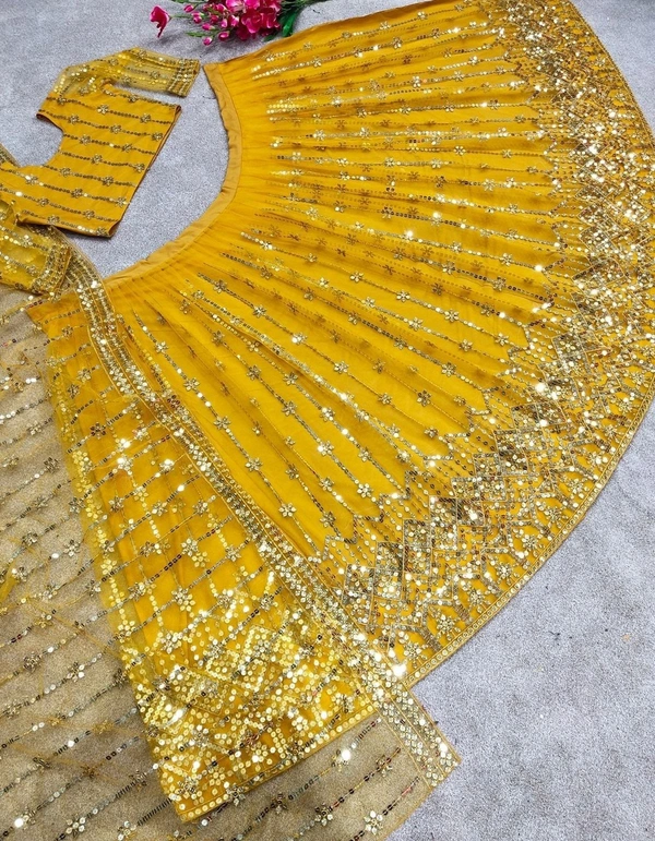 New Wedding Season Lehenga - Semi Stitched