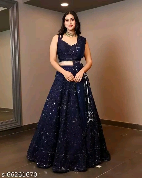 New Wedding Embroidery Lehenga  - Un-stritched