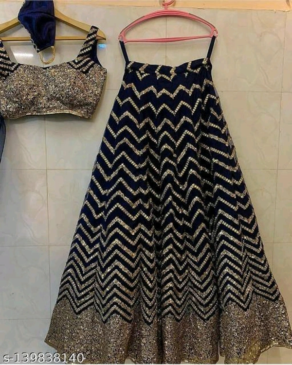 Women Lehenga Choli Set With Beautiful Design  - Free Size