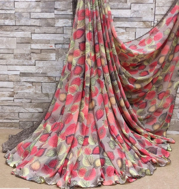 New Trendy Bridal Petite Saree  - Free Size