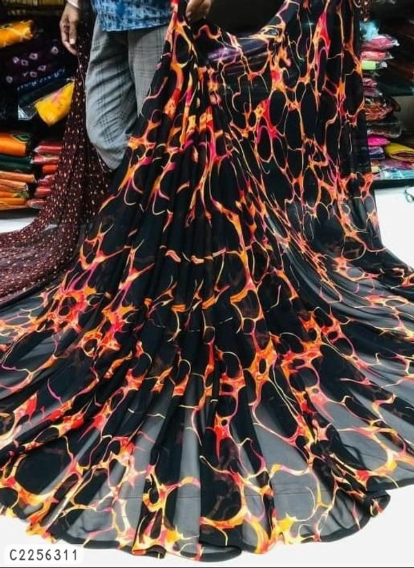 New Trendy Bridal Petite Saree  - Free Size