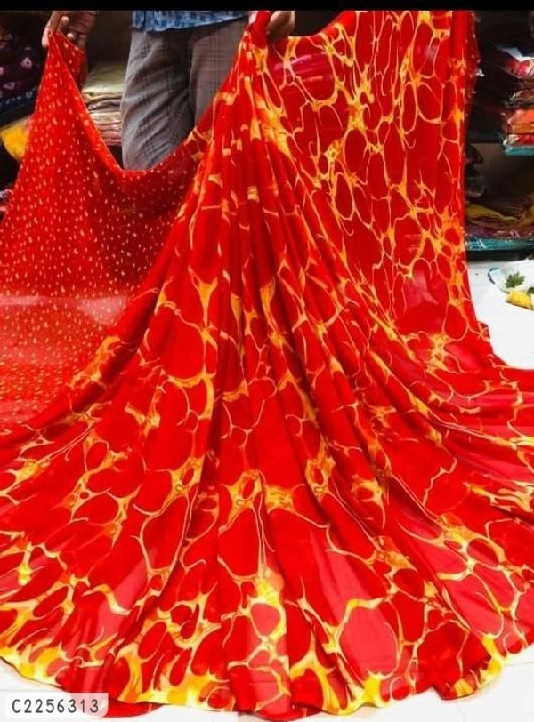 New Trendy Bridal Petite Saree  - Free Size