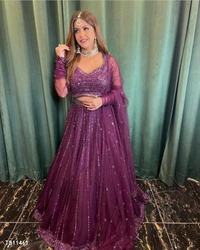 Designer New Trendy Fashionable Lehenga  - Semi Stitched