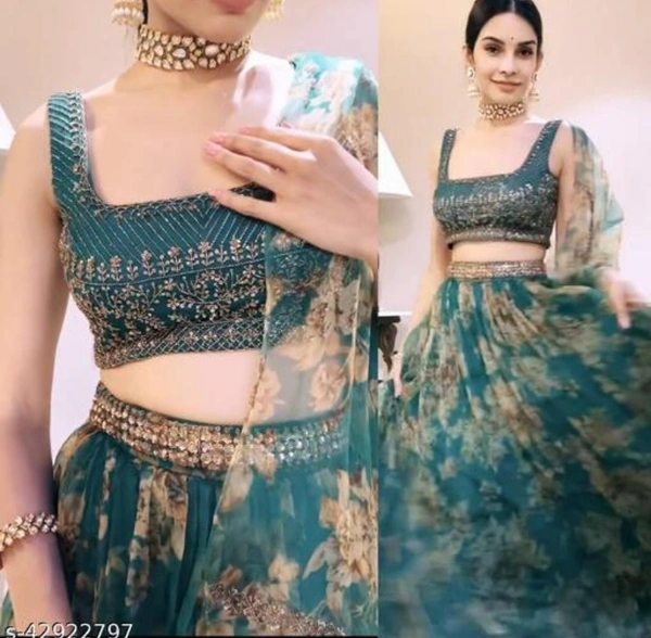 Rewa Designer Wedding Special Lehenga  - Un Stitched