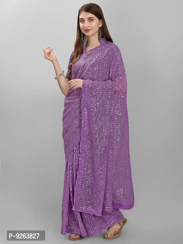 New sequence Light Saree  - Free Size