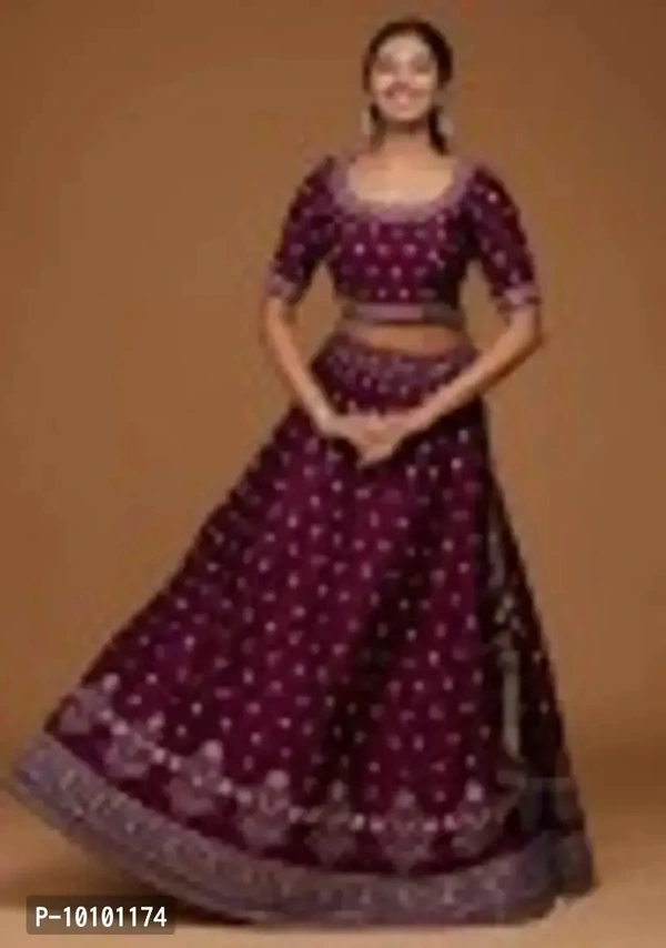 Trendy Women Embroidery Semi Stitched Women Lehenga Choli  - Semi Stitched