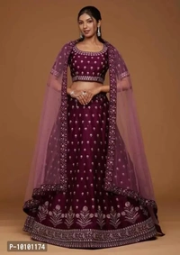 Trendy Women Embroidery Semi Stitched Women Lehenga Choli  - Semi Stitched
