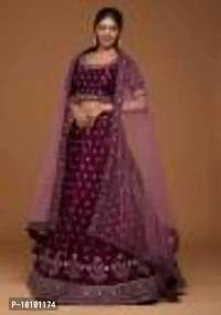 Trendy Women Embroidery Semi Stitched Women Lehenga Choli  - Semi Stitched