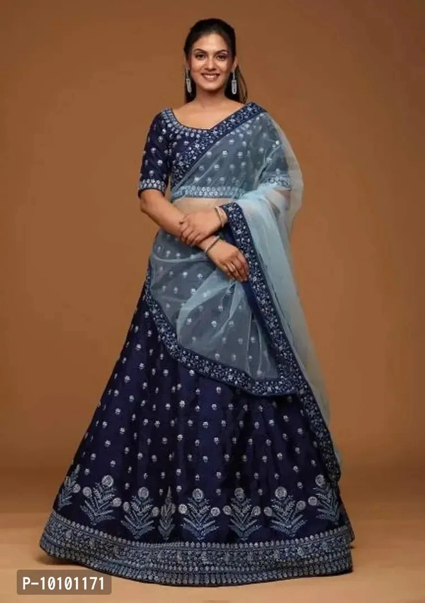 Trendy Women Embroidery Semi Stitched Women Lehenga Choli  - Semi Stitched