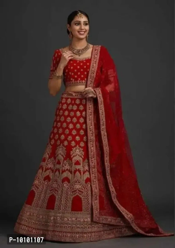 Trendy Women Embroidery Semi Stitched Women Lehenga Choli  - Semi Stitched