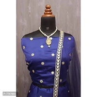 New Lehenga Choli Embroidery With Cloted Design - Semi Stitched
