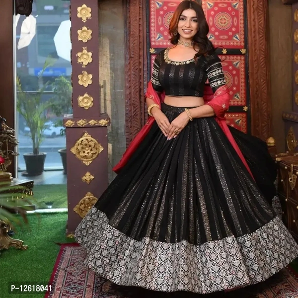 Trendy Women Embroidery Semi Stitched Women Lehenga Choli  - Semi Stitched