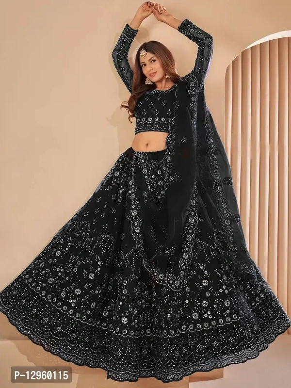 Trendy Women Embroidery Semi Stitched Women Lehenga Choli  - Semi Stitched