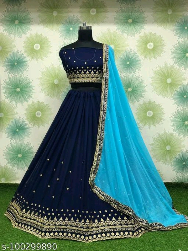 Trendy Women Embroidery Semi Stitched Women Lehenga Choli  - Un Stitched
