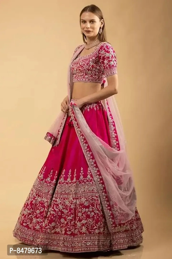 Bridal Party Wear Lehenga Choli Fully Stitched  - Un Stitched