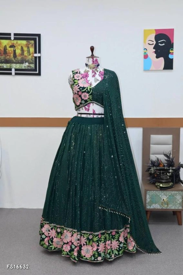 GORGEOUS\n*#WORK*       : EMBROIDERY SEQUENCE \n*#PAID*     - Semi Stitched