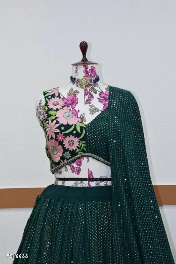 GORGEOUS\n*#WORK*       : EMBROIDERY SEQUENCE \n*#PAID*     - Semi Stitched