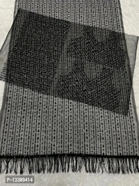 Nylon mono net Saree with 5 mm seqwance work and jalar  with Blouse Pcs - Free Size