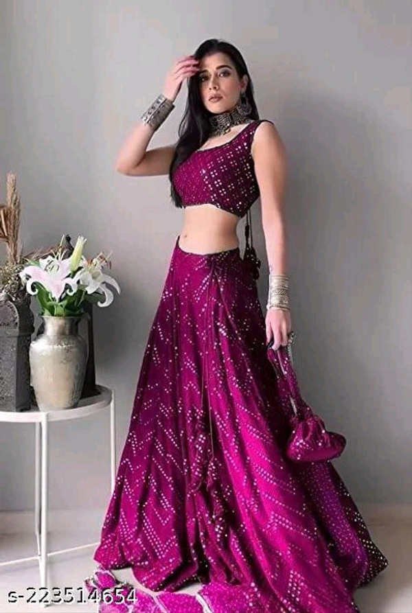 Bollywood Exclusive Designer Embroidered Lehenga Choli - Free Size