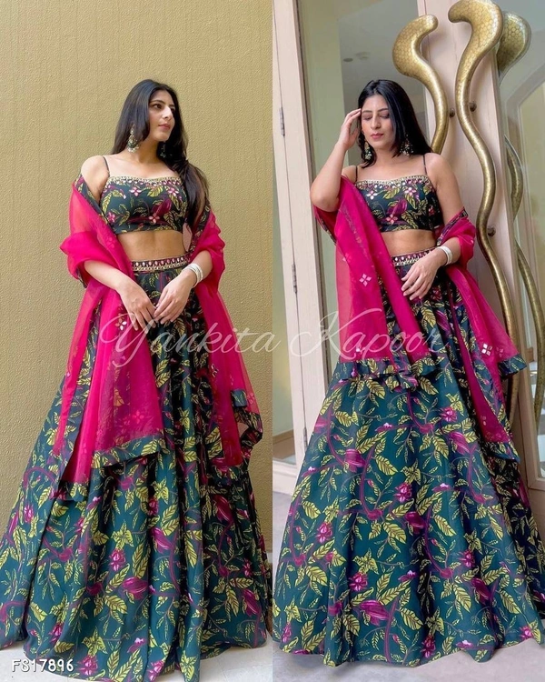 Catalog Name: *Lengha choli* - Un Stitched