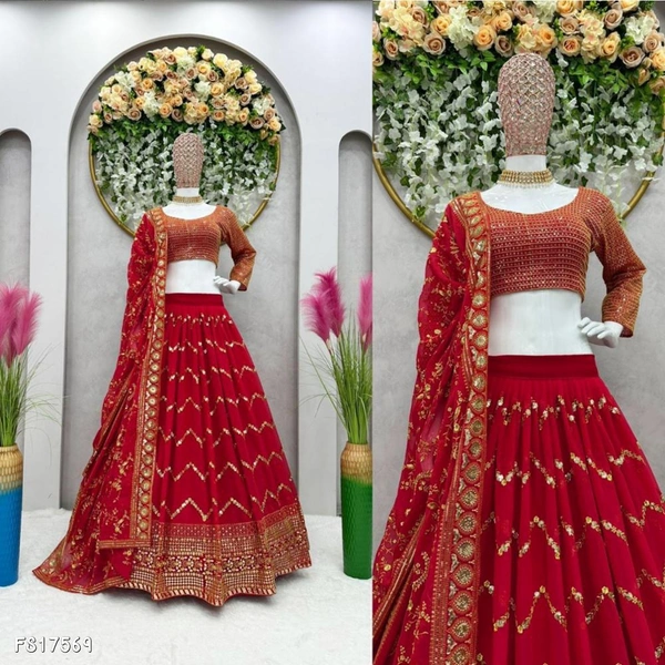 Catalog Name: *Lengha dupatta * - Un Stitched