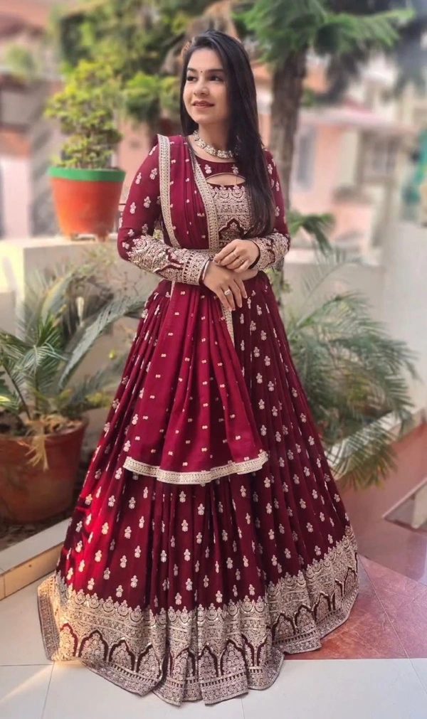 Catalog Name: *Designer sequnce lehenga choli with dupatta set* - Free Size