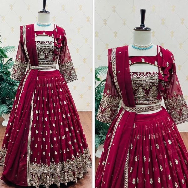 Catalog Name: *Designer sequnce lehenga choli with dupatta set* - Free Size
