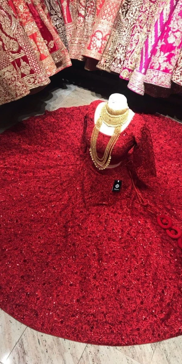 Driti Embroidered womans Lengha choli set with beautifull design  new color collection - Un Stitched