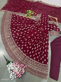 Catalog Name: *Gown,bottom,dupatta* - Free Size