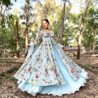 Catalog Name: *Lehenga Dupatta And Gown Set* - Free Size